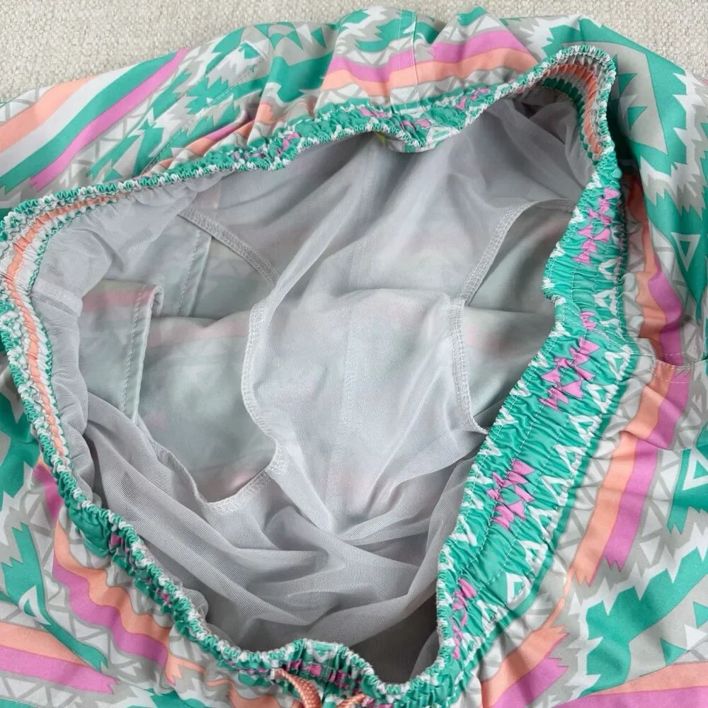 Chubbies Swim Trunks Men's Lined Aztec Multicolor Tribal 7